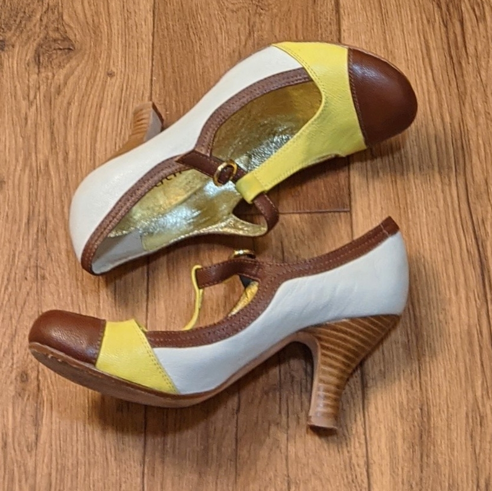 Anthropologie Matiko Leather Maryjane Shoes - Picture 2 of 7